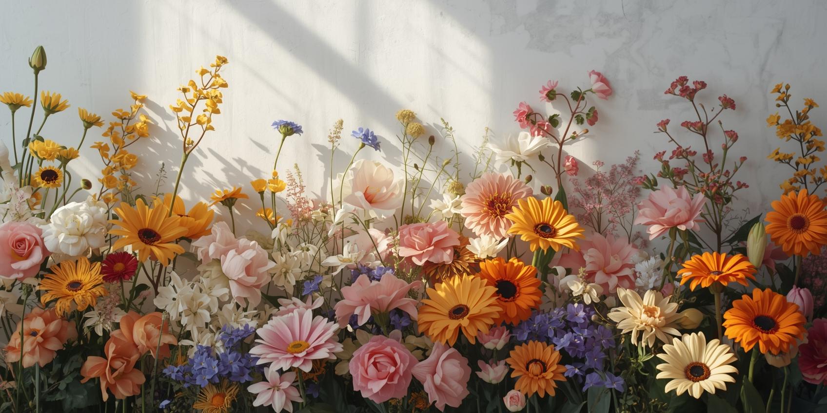 Kaunis kukkajärjestely